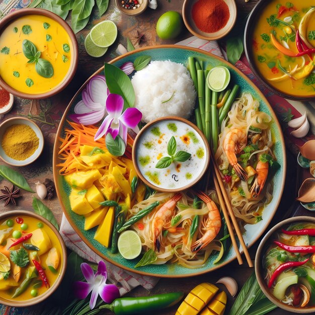غذاهای خیابانی تایلند